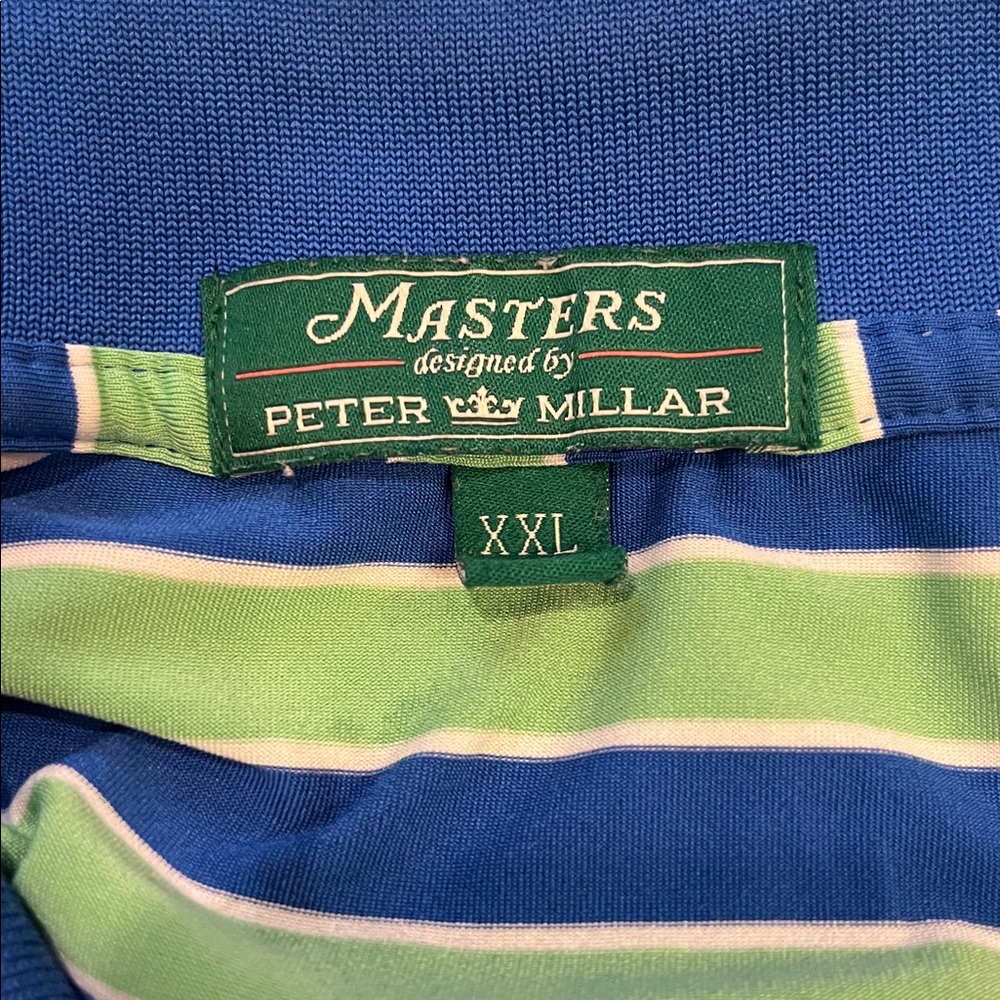 Peter Millar Masters Performance Golf Striped Pol… - image 3